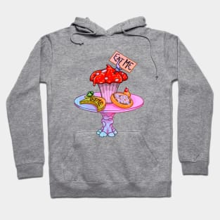 Eat Me Desserts (Alice in Wonderland) Hoodie